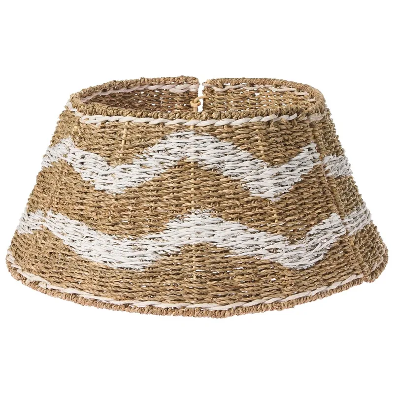 Joulukuusen kaulus Hiver - Luonnollinen, Valkoinen 60x60x29 cm - Sisustustuotteet - Joulukoristeet & juhlakoristeet - Joulukoristeet - Joulukuusen jalka