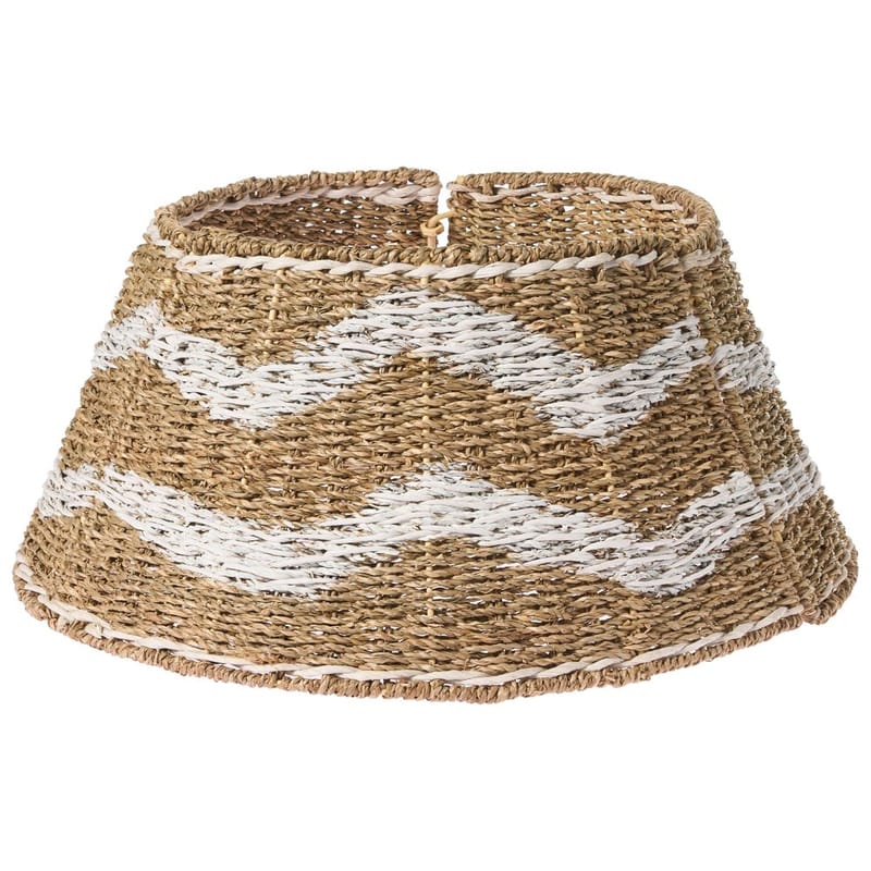 Joulukuusen kaulus Hiver, Luonnollinen, Valkoinen 60x60x29 cm