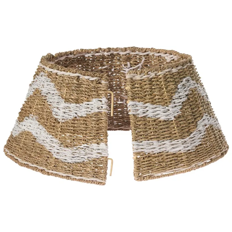 Joulukuusen kaulus Hiver - Luonnollinen, Valkoinen 60x60x29 cm - Sisustustuotteet - Joulukoristeet & juhlakoristeet - Joulukoristeet - Joulukuusen jalka