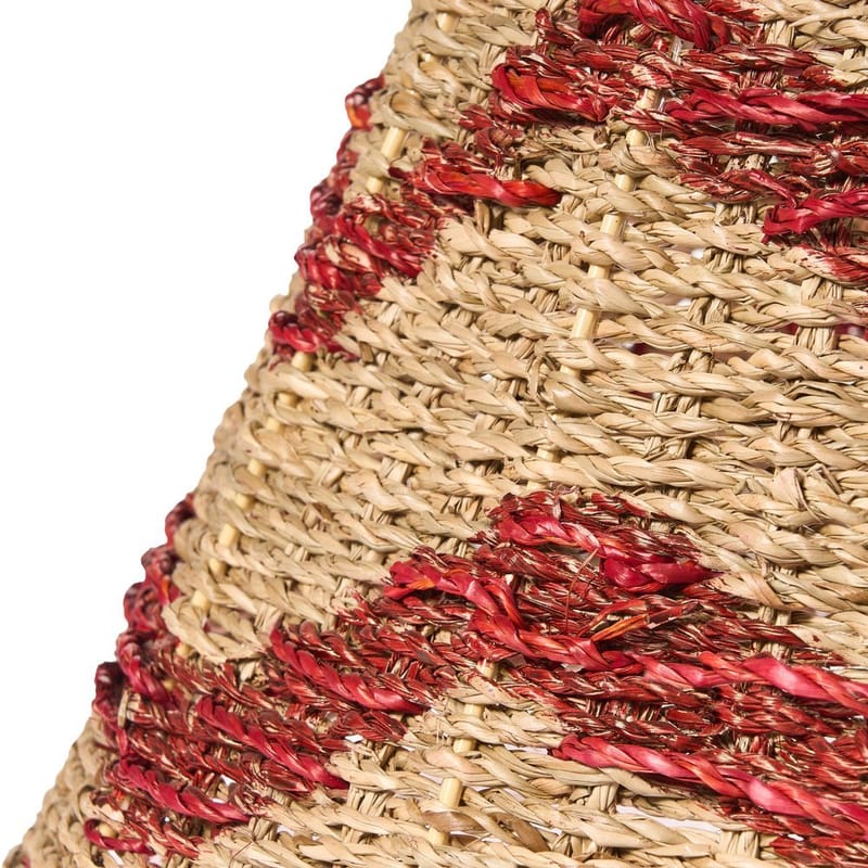 Joulukuusen kaulus Hiver - Luonnollinen, Punainen 51x51x24 cm - Sisustustuotteet - Joulukoristeet & juhlakoristeet - Joulukoristeet - Joulukuusen jalka