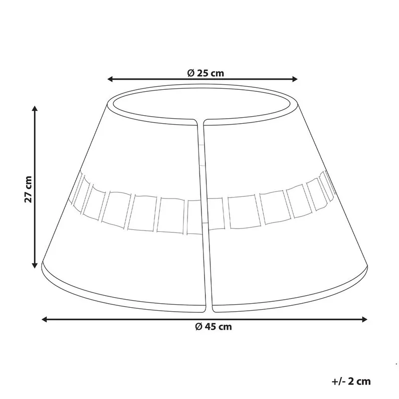 Joulukuusen kaulus Marche - 45x45x27 cm - Sisustustuotteet - Joulukoristeet & juhlakoristeet - Joulukoristeet - Joulukuusen jalka