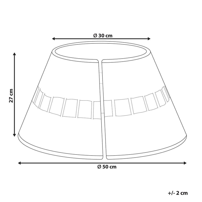 Joulukuusen kaulus Marche - 50x50x27 cm - Sisustustuotteet - Joulukoristeet & juhlakoristeet - Joulukoristeet - Joulukuusen jalka