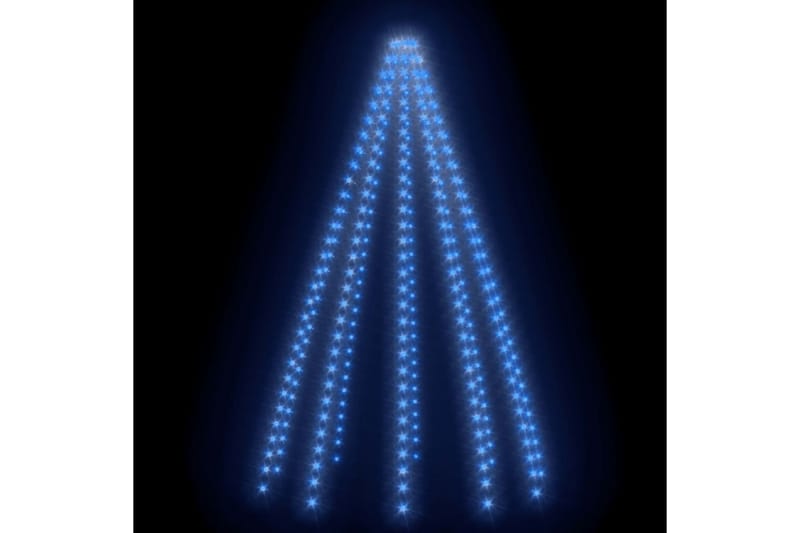 Joulukuusen valoverkko 250 LED-valoa sininen 250 cm - Sininen - Sisustustuotteet - Joulukoristeet & juhlakoristeet - Joulukoristeet - Joulukuusen koristeet