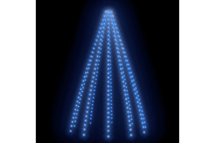 Joulukuusen valoverkko 250 LED-valoa sininen 250 cm - Sininen - Joulukuusen koristeet - Joulukoristeet