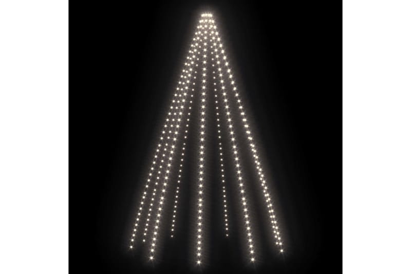 Joulukuusen valoverkko 400 LED-valoa kylmä valkoinen 400 cm - Valkoinen - Sisustustuotteet - Joulukoristeet & juhlakoristeet - Joulukoristeet - Joulukuusen koristeet