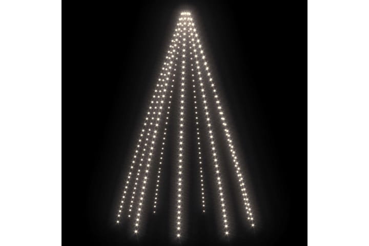 Joulukuusen valoverkko 400 LED-valoa kylmä valkoinen 400 cm - Valkoinen - Joulukuusen koristeet - Joulukoristeet