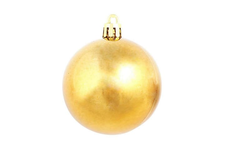 Joulukuusen pallosarja 6 cm 100 kpl - Ruskea/Pronssi/Kulta - Joulukoristeet - Joulukuusen koristeet