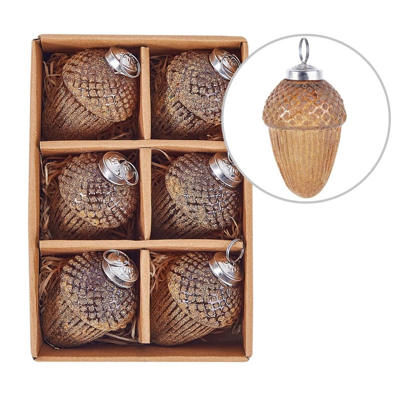 Joulukuusenkoristepallo Ambre Setti 6, undefined