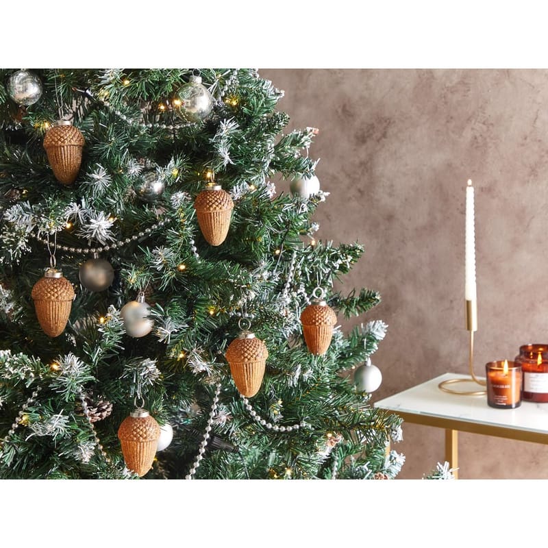 Joulukuusenkoristepallo Ambre Setti 6 - Sisustustuotteet - Joulukoristeet & juhlakoristeet - Joulukoristeet - Joulukuusen koristeet