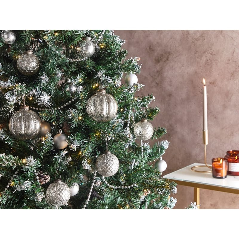 Joulukuusenkoristepallo Argentin Setti, 6 kpl - Hopea - Sisustustuotteet - Joulukoristeet & juhlakoristeet - Joulukoristeet - Joulukuusen koristeet