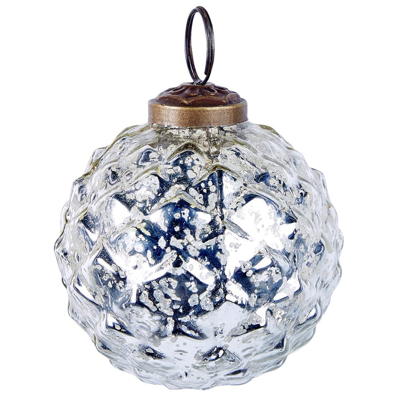 Joulukuusenkoristepallo Argentin Setti, 6 kpl - Hopea - Sisustustuotteet - Joulukoristeet & juhlakoristeet - Joulukoristeet - Joulukuusen koristeet