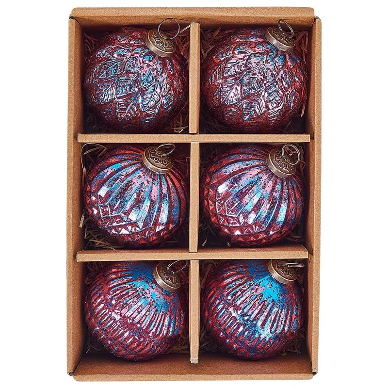 Joulukuusenkoristepallo Astral Setti, 6 kpl - Sisustustuotteet - Joulukoristeet & juhlakoristeet - Joulukoristeet - Joulukuusen koristeet