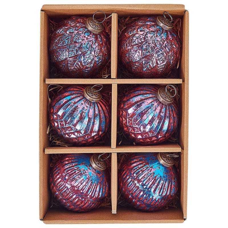 Joulukuusenkoristepallo Astral Setti, 6 kpl - Sisustustuotteet - Joulukoristeet & juhlakoristeet - Joulukoristeet - Joulukuusen koristeet