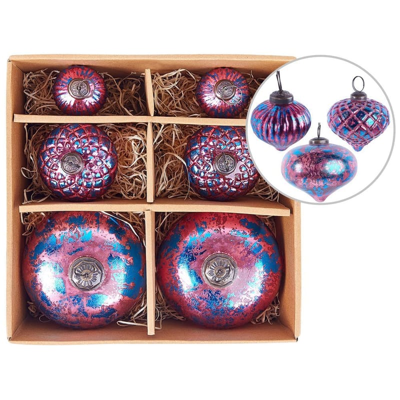 Joulukuusenkoristepallo Astrale Setti, 6 kpl, undefined