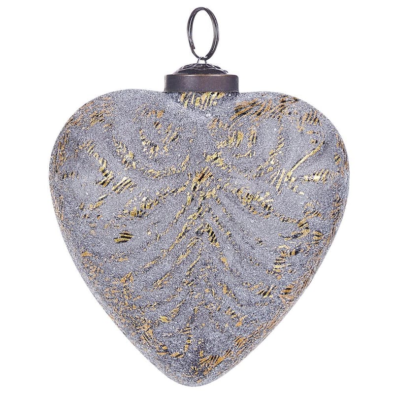 Joulukuusenkoristepallo Feriable Setti 4:llä - Harmaa, Hopea, Kulta - Sisustustuotteet - Joulukoristeet & juhlakoristeet - Joulukoristeet - Joulukuusen koristeet