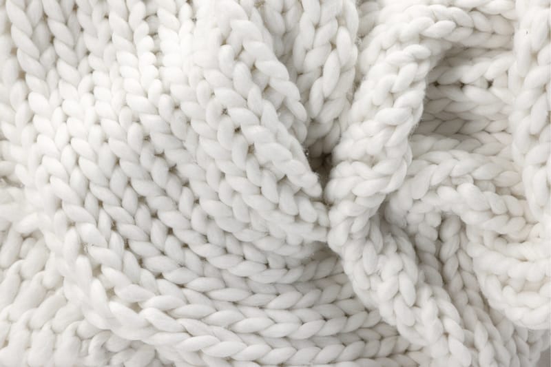 Peitto Kate 130x170 cm - Valkoinen - Kodintekstiilit & matot - Tyyny & torkkupeitto - Torkkupeitto & viltti - Sherpapeitto