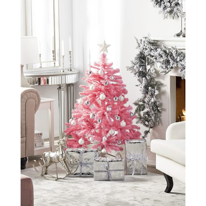 Keinotekoinen joulukuusi Farnham - Violetti 100x100x120 cm - Sisustustuotteet - Joulukoristeet & juhlakoristeet - Joulukoristeet - Tekokuusi