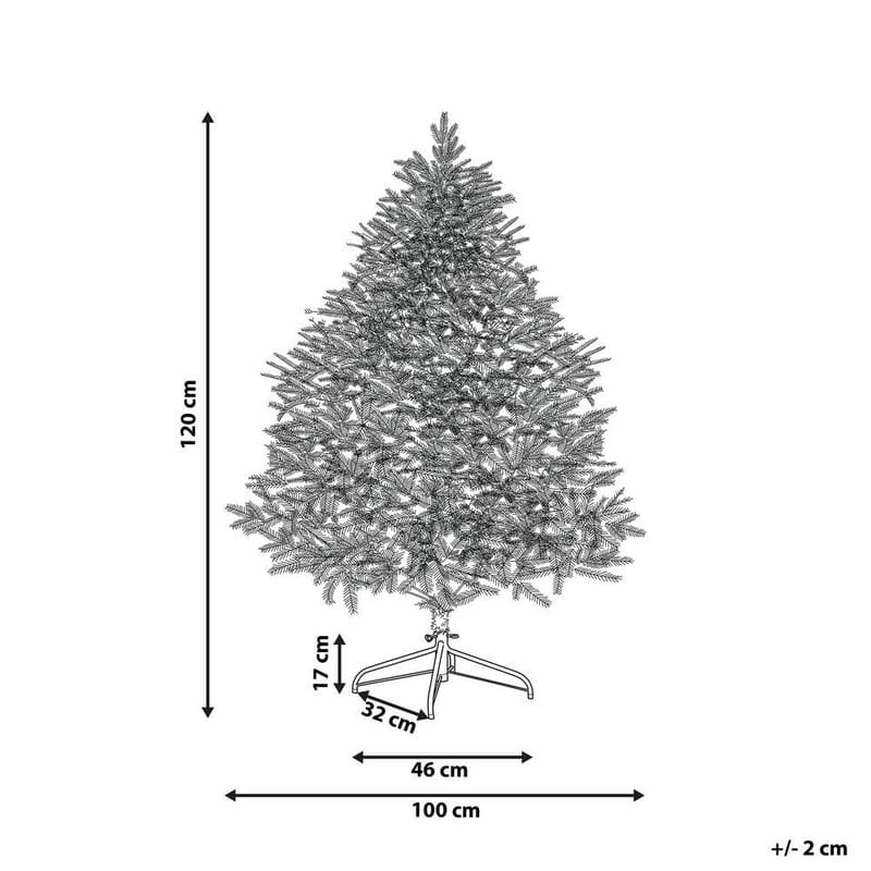 Keinotekoinen joulukuusi Farnham - Violetti 100x100x120 cm - Sisustustuotteet - Joulukoristeet & juhlakoristeet - Joulukoristeet - Tekokuusi