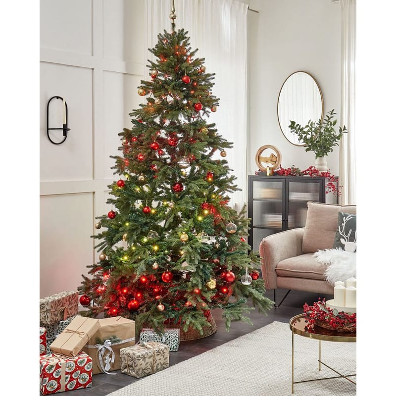 Keinotekoinen joulukuusi Huxley - 153x153x240 cm - Sisustustuotteet - Joulukoristeet & juhlakoristeet - Joulukoristeet - Tekokuusi