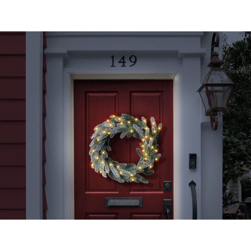 Luminen joulukranssi Albini - Sisustustuotteet - Joulukoristeet & juhlakoristeet - Joulukoristeet - Joulukranssi