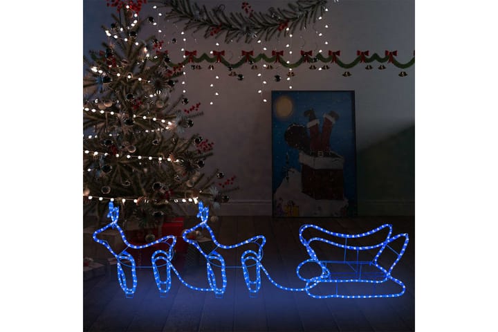 Poro ja reki joulukoriste ulkokäyttöön 576 LED-valoa - Joulukoristeet