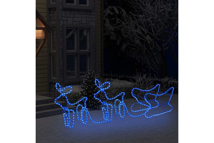Poro ja reki joulukoriste ulkokäyttöön 576 LED-valoa - Joulukoristeet