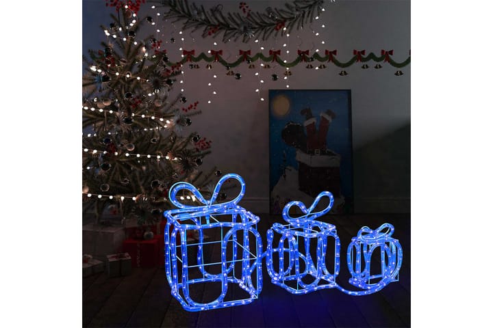 Joulukoriste lahjapaketit 180 LED-valoa sisä-/ulkokäyttöön - Tekokuusi