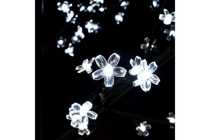 Joulukuusi 120 kylmän valk. LED-valoa kirsikankukka 150cm - Tekokuusi