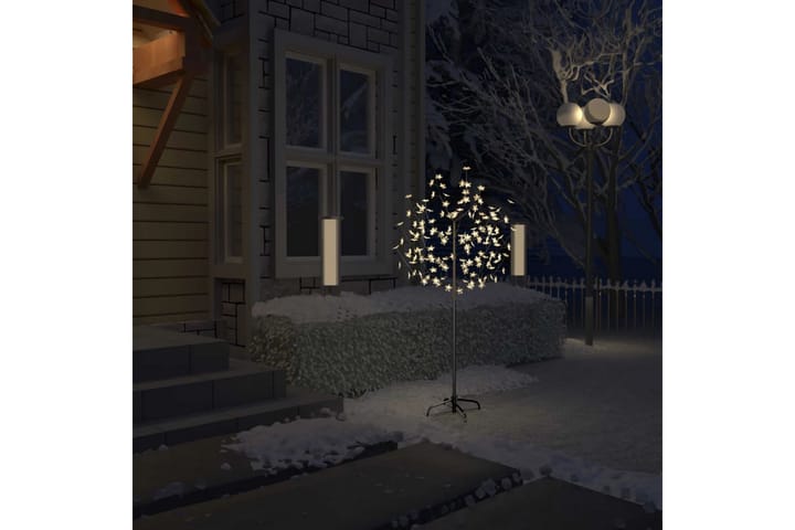 Joulukuusi 120 lämpimän valkoista LED-valoa 150cm - Tekokuusi