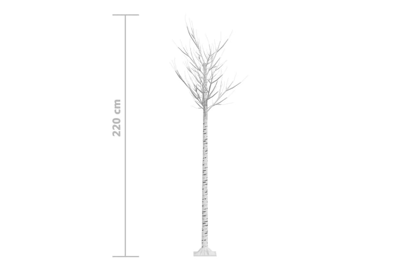 Joulukuusi 200 LED 2,2 m sininen paju ulos/sisälle - Tekokuusi