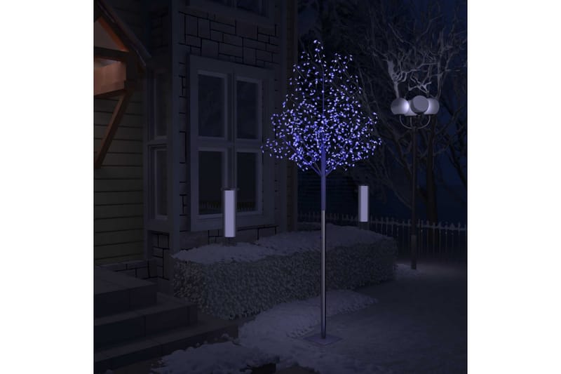 Joulukuusi 600 sinistä LED-valoa kirsikankukka 300 cm - Sisustustuotteet - Joulukoristeet & juhlakoristeet - Joulukoristeet - Tekokuusi