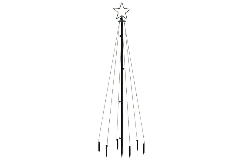 Joulukuusi piikillä 108 sinistä LED-valoa 180 cm - Sisustustuotteet - Joulukoristeet & juhlakoristeet - Joulukoristeet - Tekokuusi
