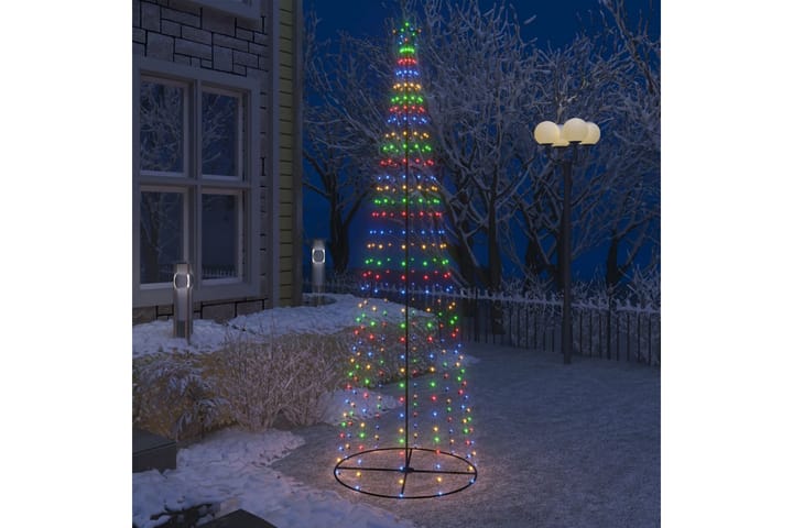 Kartio joulukuusi 330 moniväristä LED-valoa 100x300 cm - Tekokuusi