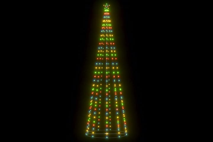 Kartio joulukuusi 330 moniväristä LED-valoa 100x300 cm - Tekokuusi