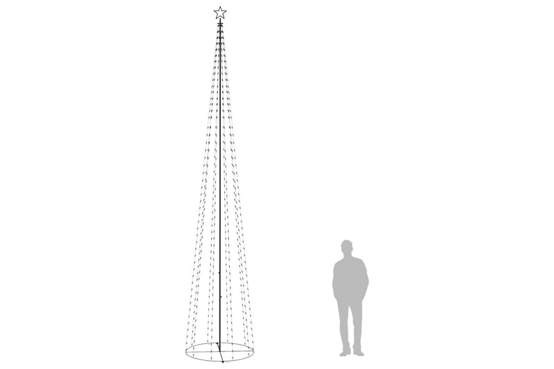 Kartio joulukuusi 752 sinistä LED-valoa 160x500 cm - Sisustustuotteet - Joulukoristeet & juhlakoristeet - Joulukoristeet - Tekokuusi