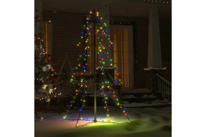 Kartionmallinen joulukuusi 160 LEDiä sisä/ulkokäyttöön - Tekokuusi