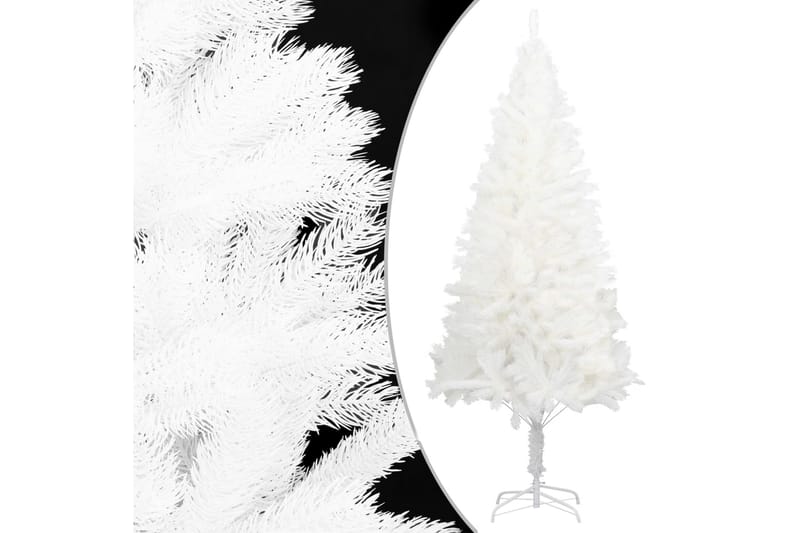 Tekojoulukuusi LED-valoilla ja palloilla valkoinen 210 cm - Sisustustuotteet - Joulukoristeet & juhlakoristeet - Joulukoristeet - Tekokuusi