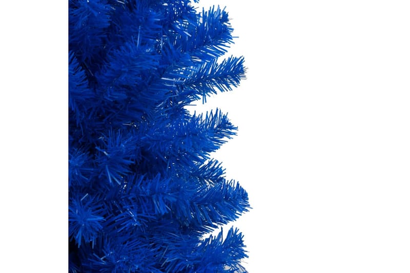 Tekojoulukuusi LED-valolla ja palloilla sininen 180 cm PVC - Sisustustuotteet - Joulukoristeet & juhlakoristeet - Joulukoristeet - Tekokuusi