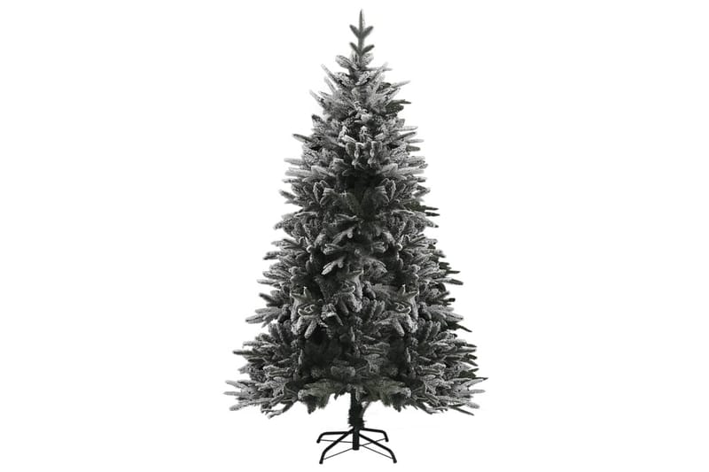 Tekojoulukuusi lumihuurteella vihreä 120 cm PVC ja PE - Sisustustuotteet - Joulukoristeet & juhlakoristeet - Joulukoristeet - Tekokuusi