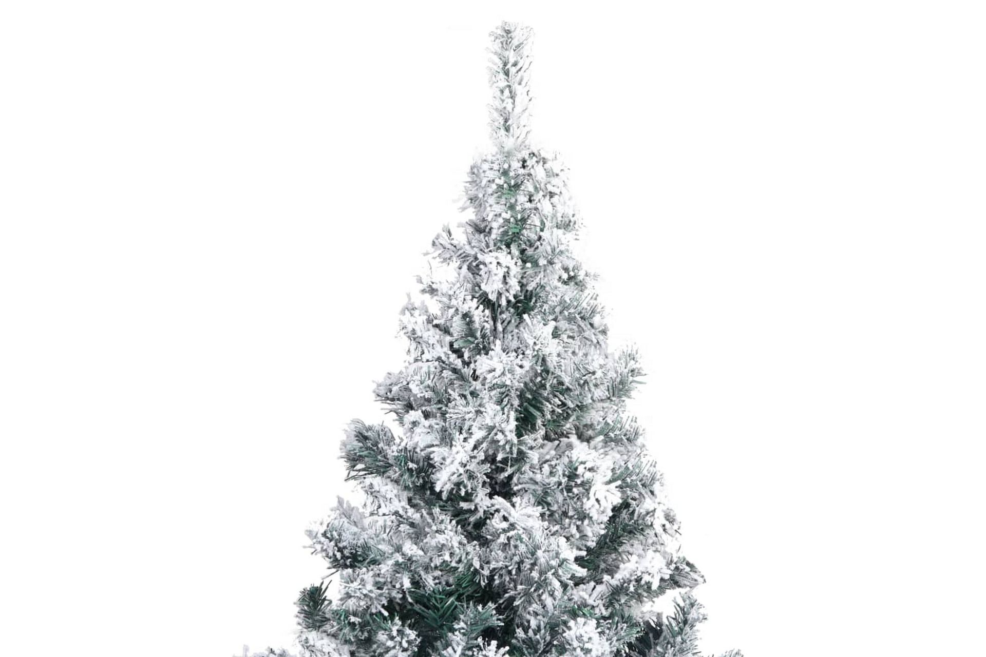 Tekojoulukuusi lumihuurteella vihreä 240 cm PVC - Sisustustuotteet - Joulukoristeet & juhlakoristeet - Joulukoristeet - Tekokuusi