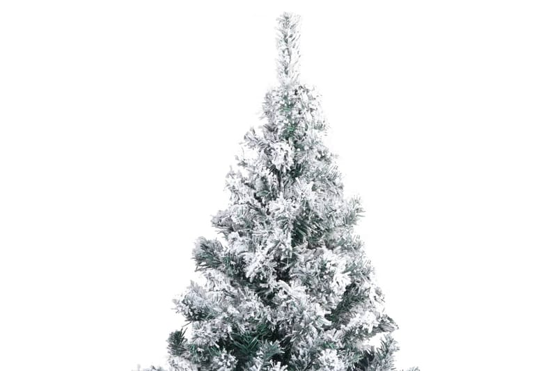 Tekojoulukuusi lumihuurteella vihreä 240 cm PVC - Sisustustuotteet - Joulukoristeet & juhlakoristeet - Joulukoristeet - Tekokuusi