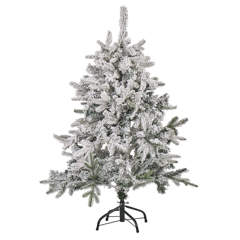 Tomichi Pieni Luminen Muovikuusi 120 cm, Valkoinen/Musta/Vihreä