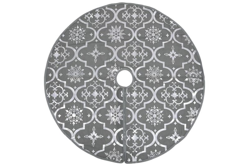 Ylellinen joulukuusen jalustapeite sukalla harmaa 122 cm - Sisustustuotteet - Joulukoristeet & juhlakoristeet - Joulukoristeet - Joulukuusen jalka