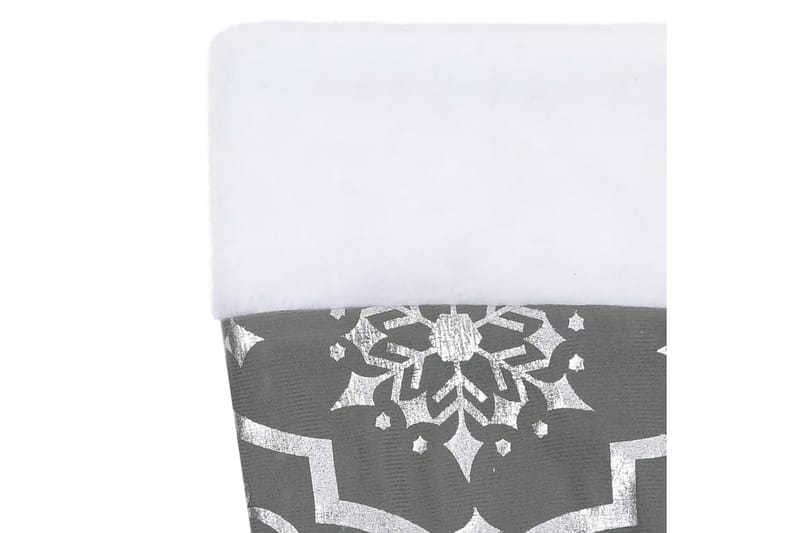 Ylellinen joulukuusen jalustapeite sukalla harmaa 122 cm - Sisustustuotteet - Joulukoristeet & juhlakoristeet - Joulukoristeet - Joulukuusen jalka