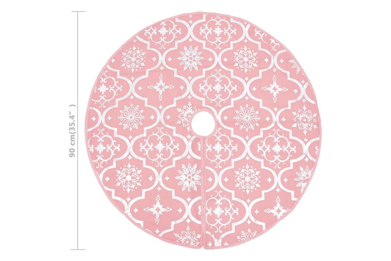 Ylellinen joulukuusen jalustapeite sukalla pinkki 90 cm - Sisustustuotteet - Joulukoristeet & juhlakoristeet - Joulukoristeet - Joulukuusen jalka