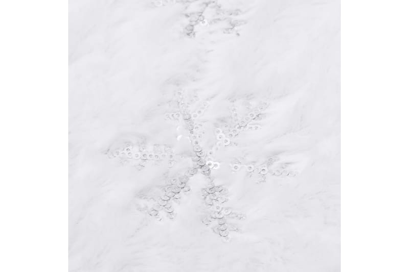 Ylellinen joulukuusen jalustapeite valkoinen 122 cm - Valkoinen - Sisustustuotteet - Joulukoristeet & juhlakoristeet - Joulukoristeet - Joulukuusen jalka