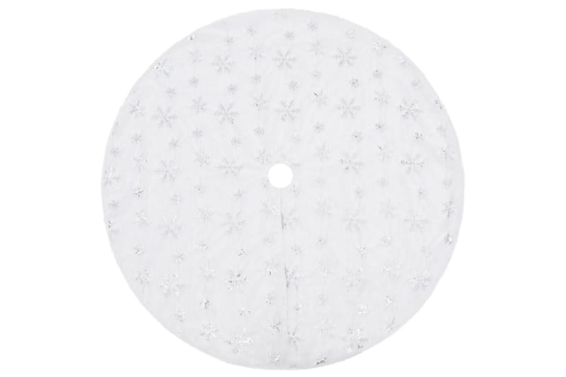 Ylellinen joulukuusen jalustapeite valkoinen 90 cm - Valkoinen - Sisustustuotteet - Joulukoristeet & juhlakoristeet - Joulukoristeet - Joulukuusen jalka