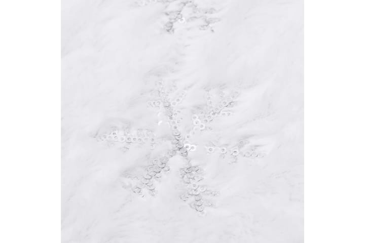 Ylellinen joulukuusen jalustapeite valkoinen 90 cm - Valkoinen - Joulukoristeet - Joulukuusen jalka