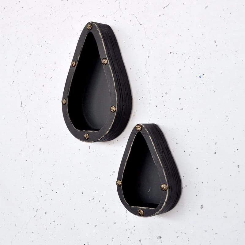Decorative Wooden Wall Shelf Hanah Home - Sisustustuotteet - Kalustevetimet - Huonekaluhelat