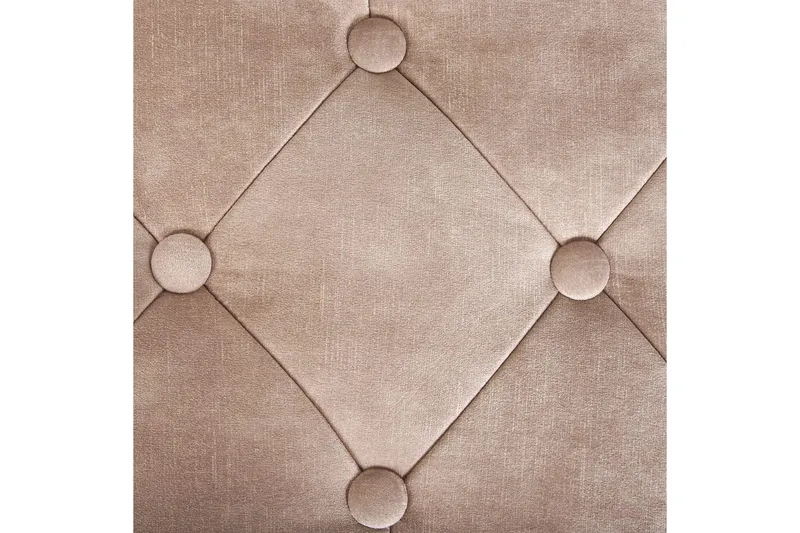 Istuimen penkki Roseville Tummabeige/Kulta - Tummabeige/Kulta - Sisustustuotteet - Kalustevetimet - Huonekaluhelat - Kalustejalat